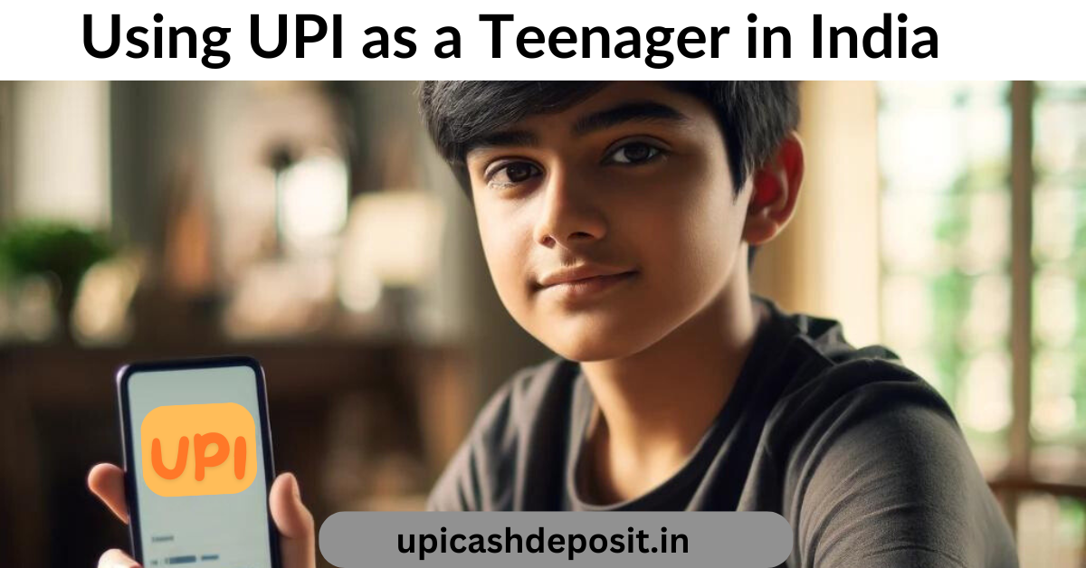 Using UPI as teenager india